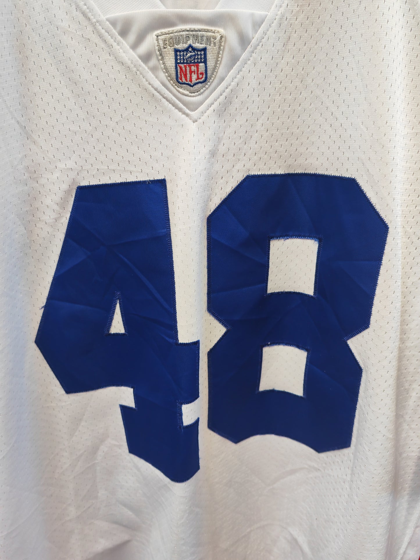 Reebok Dallas Cowboys NFL Legends Jersey, #48 Johnston, White, Size XL