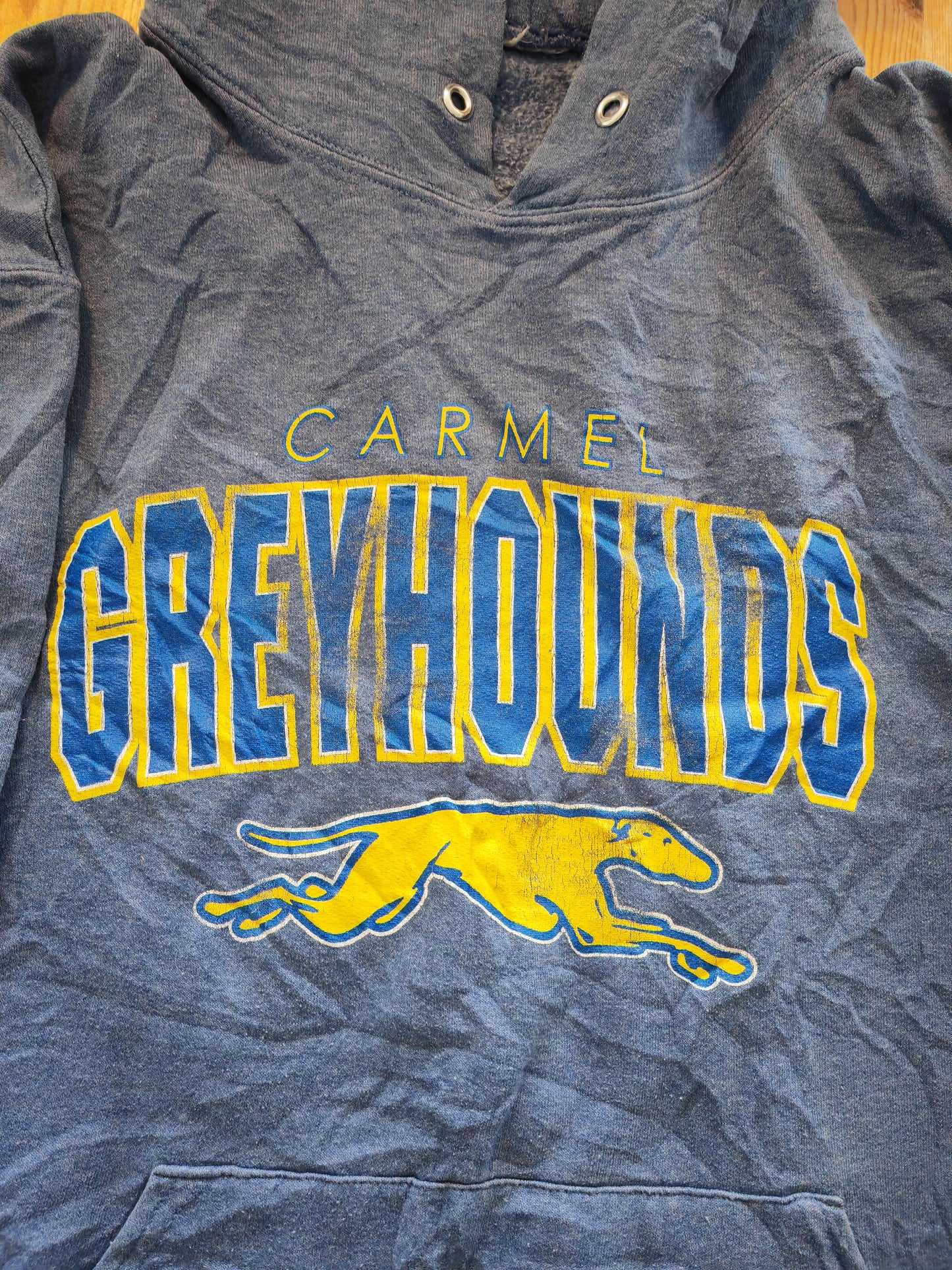 Unbranded (Label Missing) Carmel Greyhounds Pullover Hoodie, Blue, Size S/M