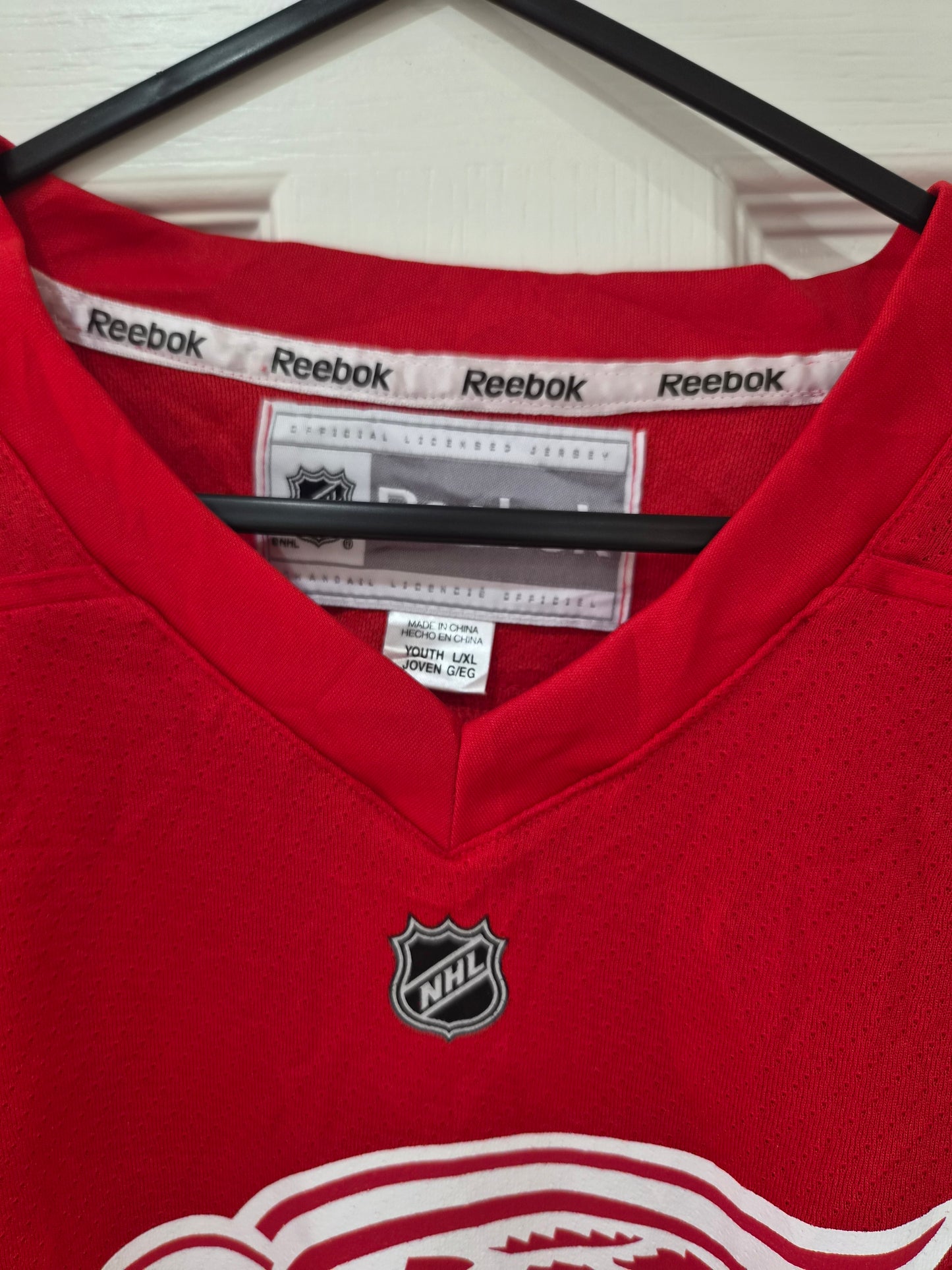 Youth Reebok Detroit Red Wings NHL Jersey, Red, Size YL/XL