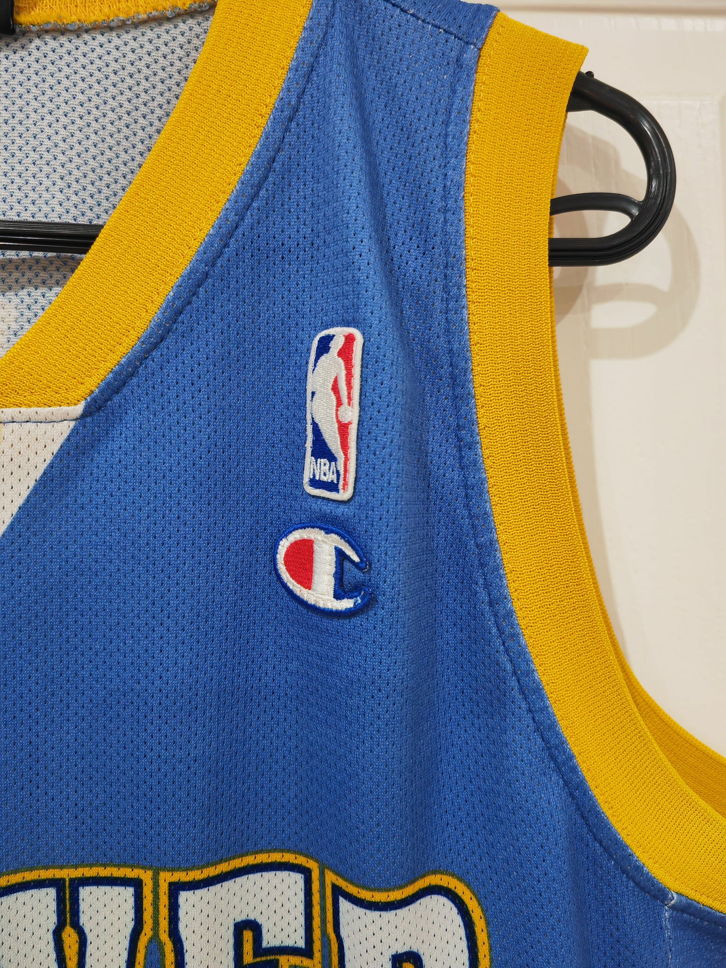 Champion Denver Nuggets NBA Jersey, #3 Iverson, Blue, Size Large