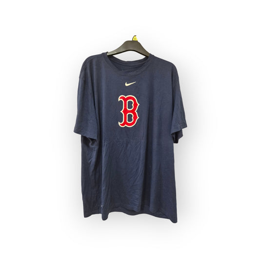 Nike Dri-fit Boston Red Sox MLB Short Sleeve T Shirt, Navy, Size XXL