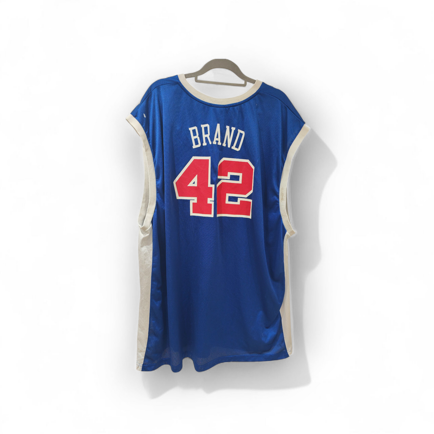 Reebok Los Angeles Clippers NBA Basketball Jersey, #42 Brand, Blue, Size 4XL
