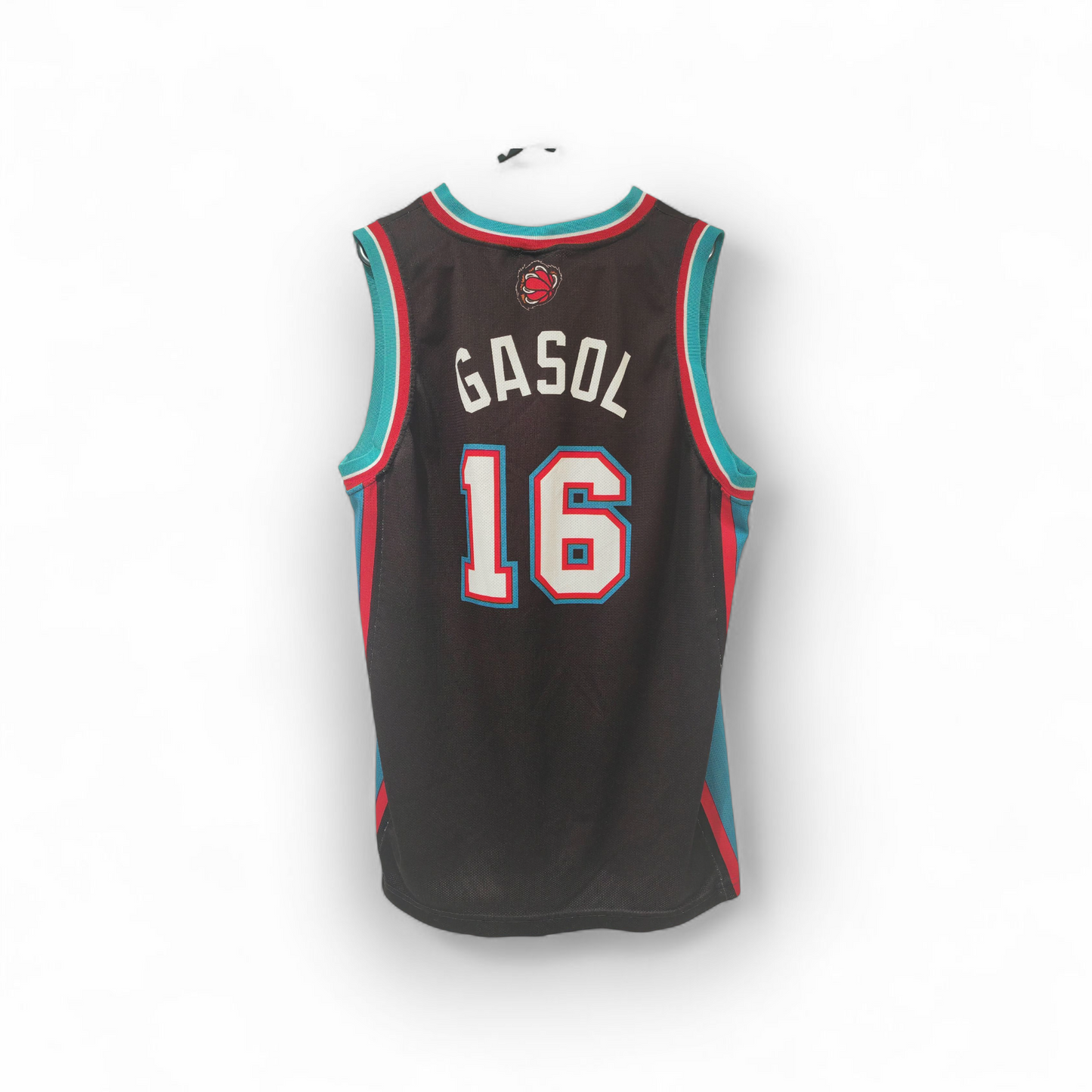 Champion Memphis Grizzlies NBA Jersey, #16 Gasol, Black, Size Large