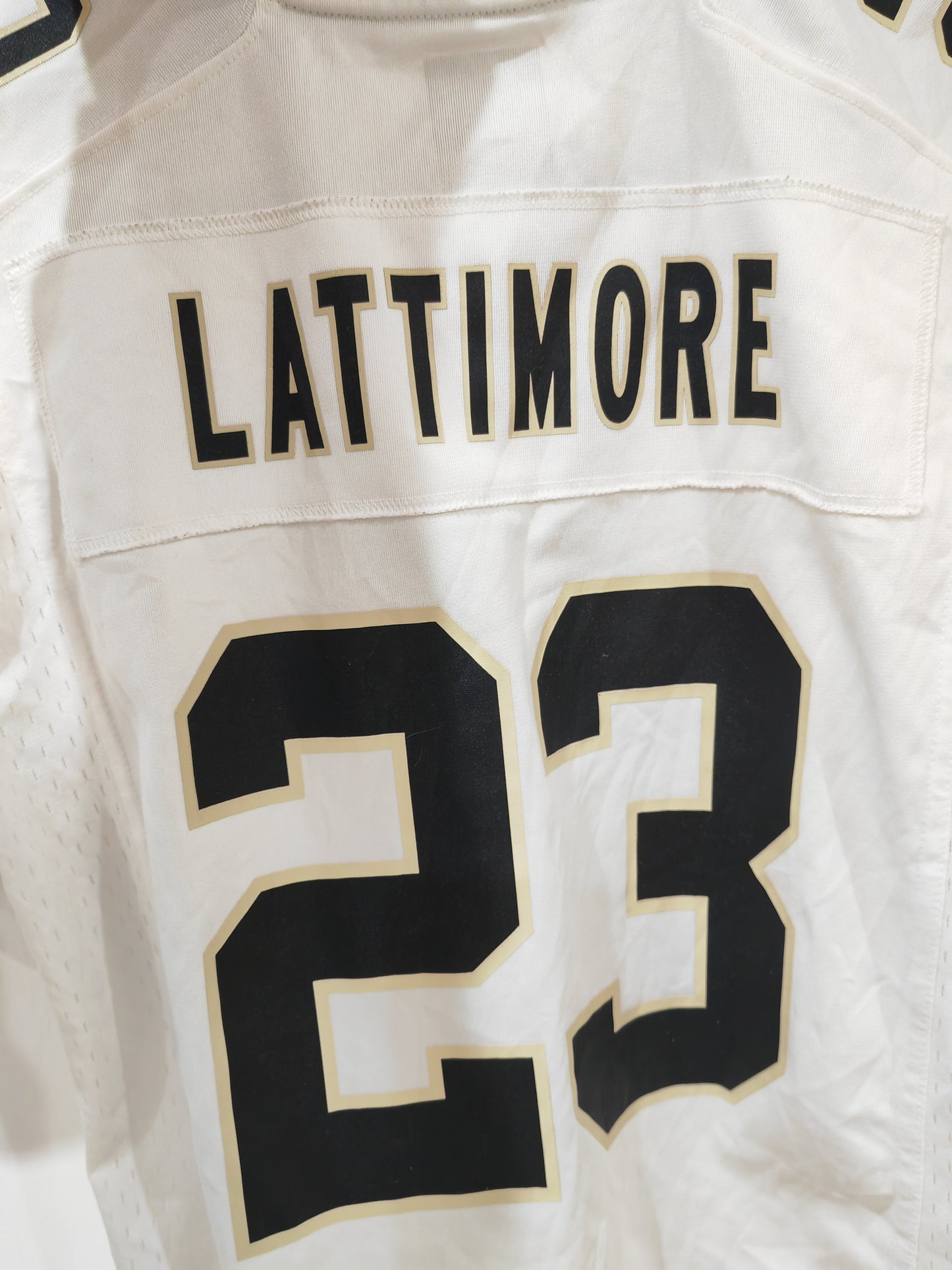 Women's New Orleans Saints NFL Jersey, #23 Lattimore, White, Size Medium