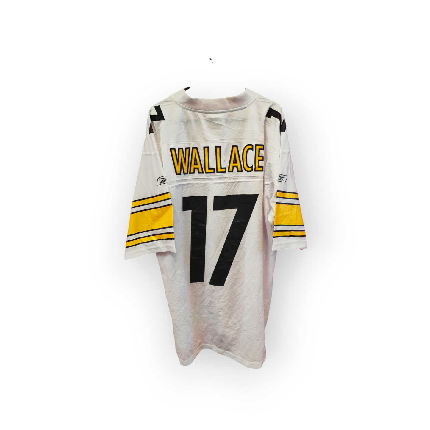 Reebok Pittsburgh Steelers NFL Jersey, #17 Wallace, White, Size Large