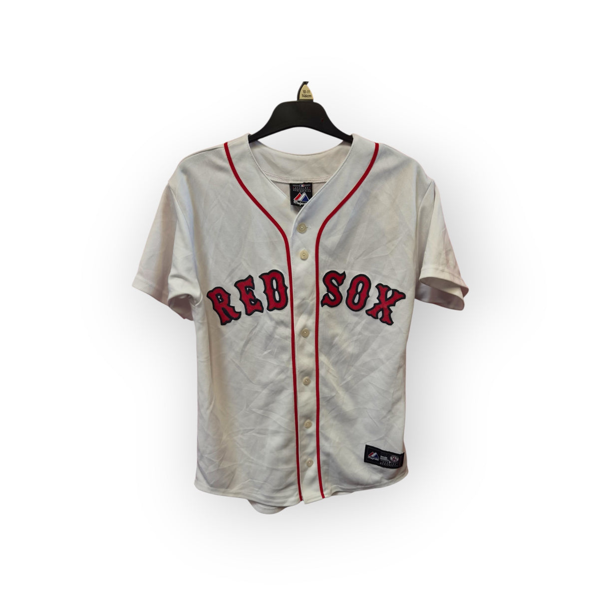 Youth Majestic Boston Red Sox Baseball Jersey, #58 Papelbon, White, Size YL