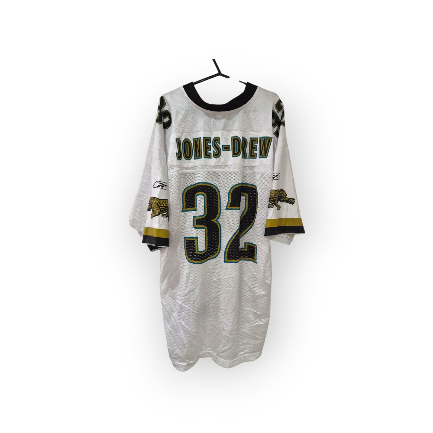 Reebok Jacksonville Jaguars NFL Jersey, #32 Jones-Drew, White, Size XL