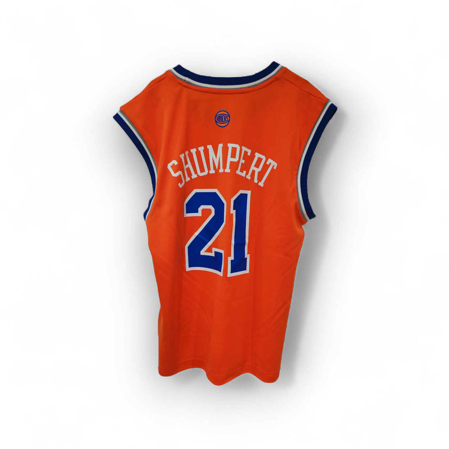 Adidas New York Knicks NBA Jersey, #21 Shumpert, Orange, Size Small