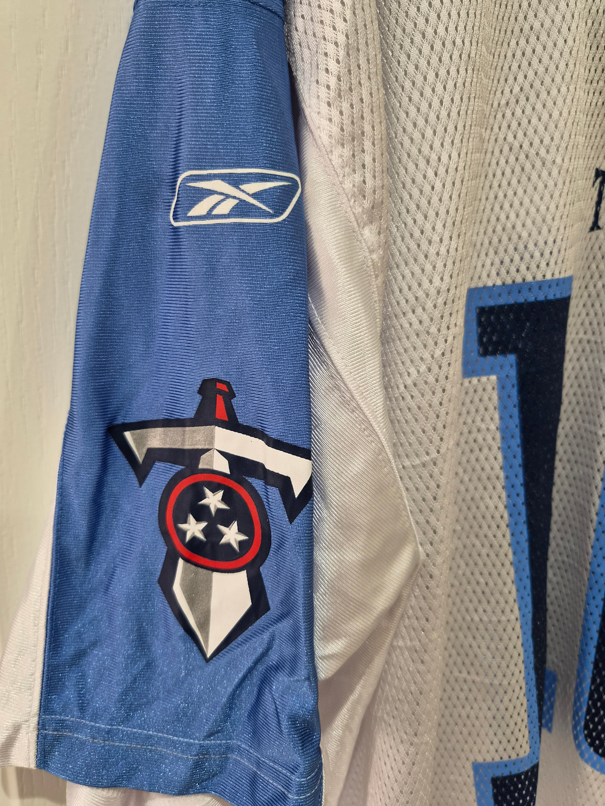 Reebok Tennessee Titans NFL Jersey, #10 Locker, White, Size XXL
