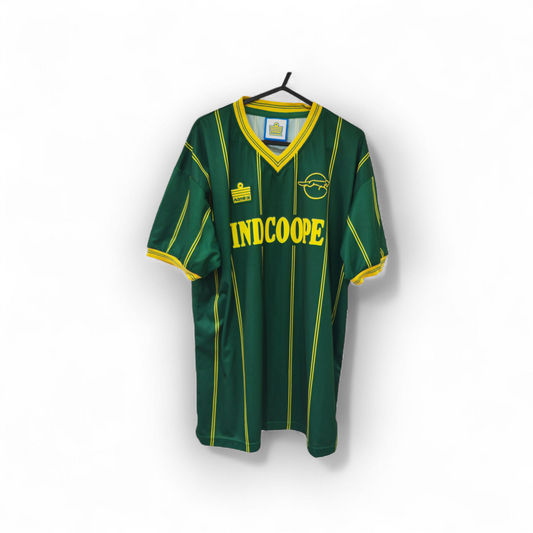 Admiral Leicester City Shirt Sleeve Official Remake Football Shirt, Green, Size Large