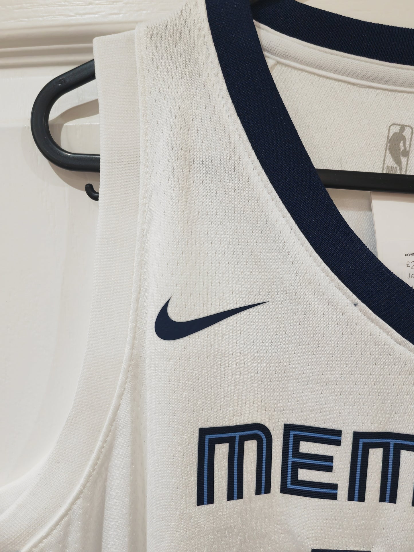 Youth Nike Memphis Grizzlies NBA Jersey, #17 Kawamura, White, Size YXL
