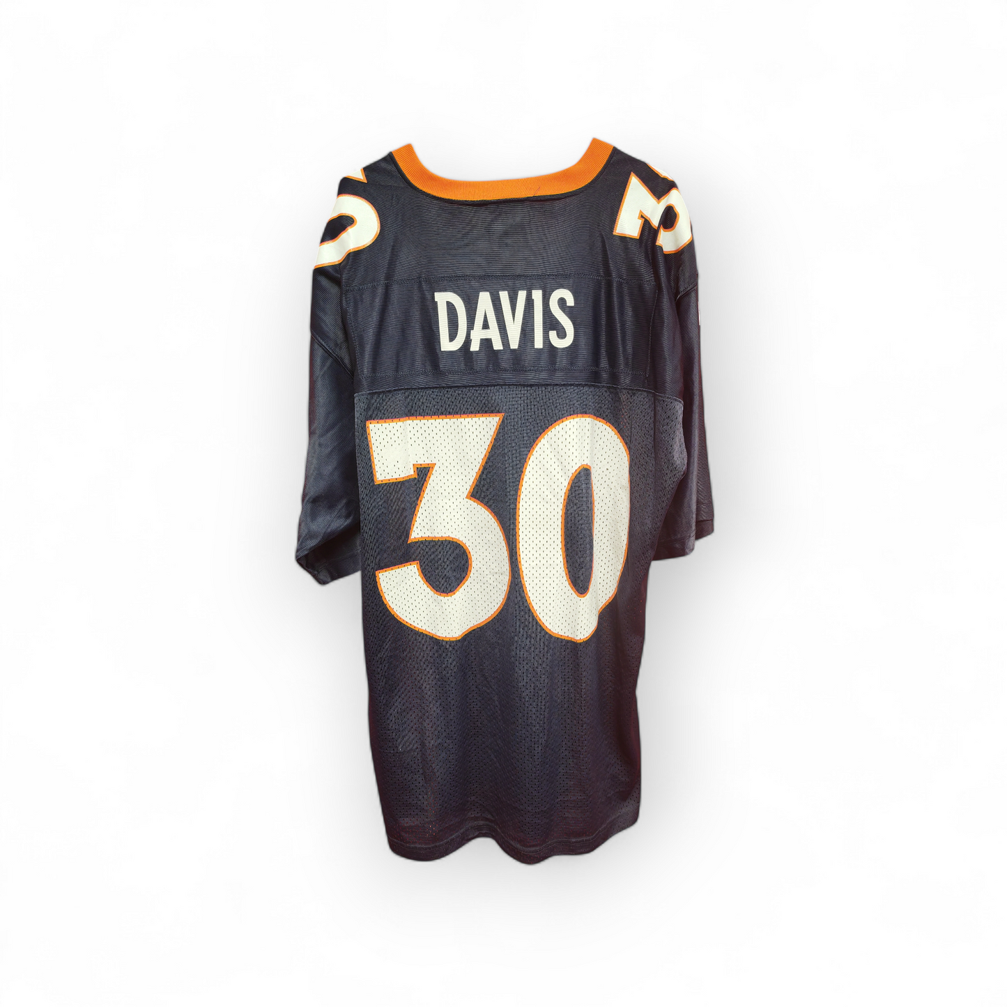 Starter Denver Broncos NFL Jersey, #30 Davis, Navy/Orange, Size Medium
