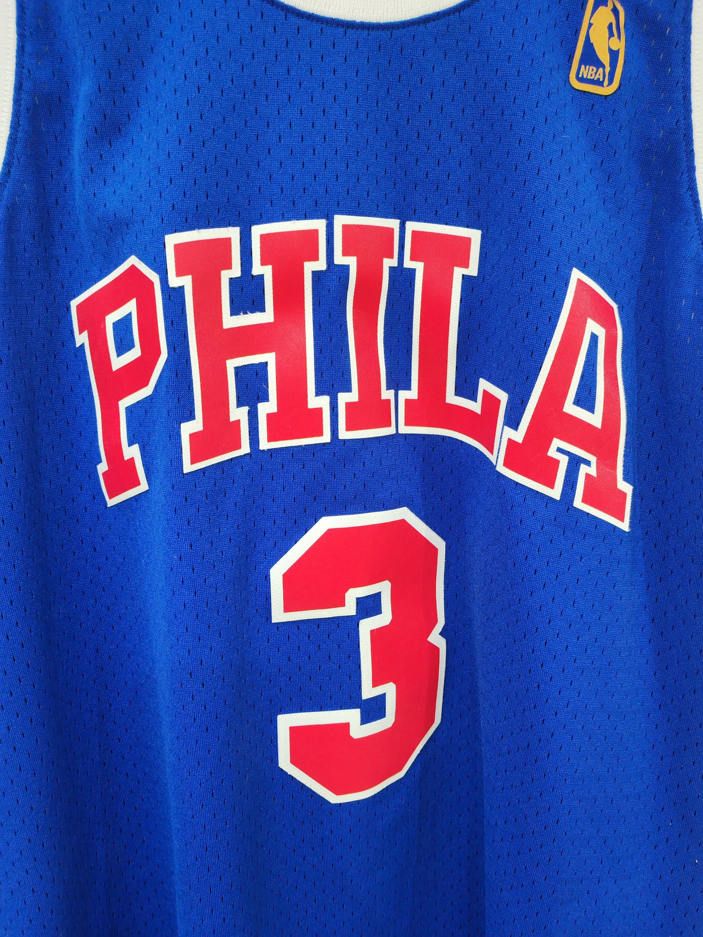 Mitchell & Ness Philadelphia 76ers 1996/97 NBA Jersey, #3 Iverson, Blue, Size XL