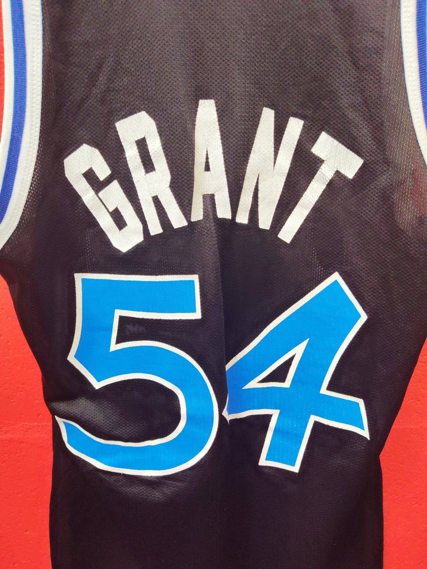 Champion Orlando Magic NBA Jersey, #54 Grant, Black, Size 40 Small