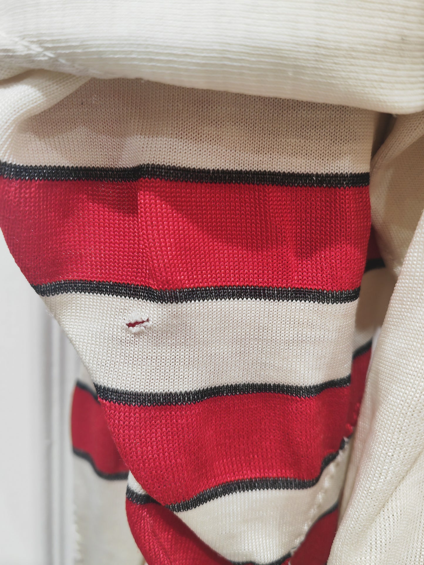 Tom Harmer Athletic Equipment 60s American Football Jersey #80, Off White, Size Large