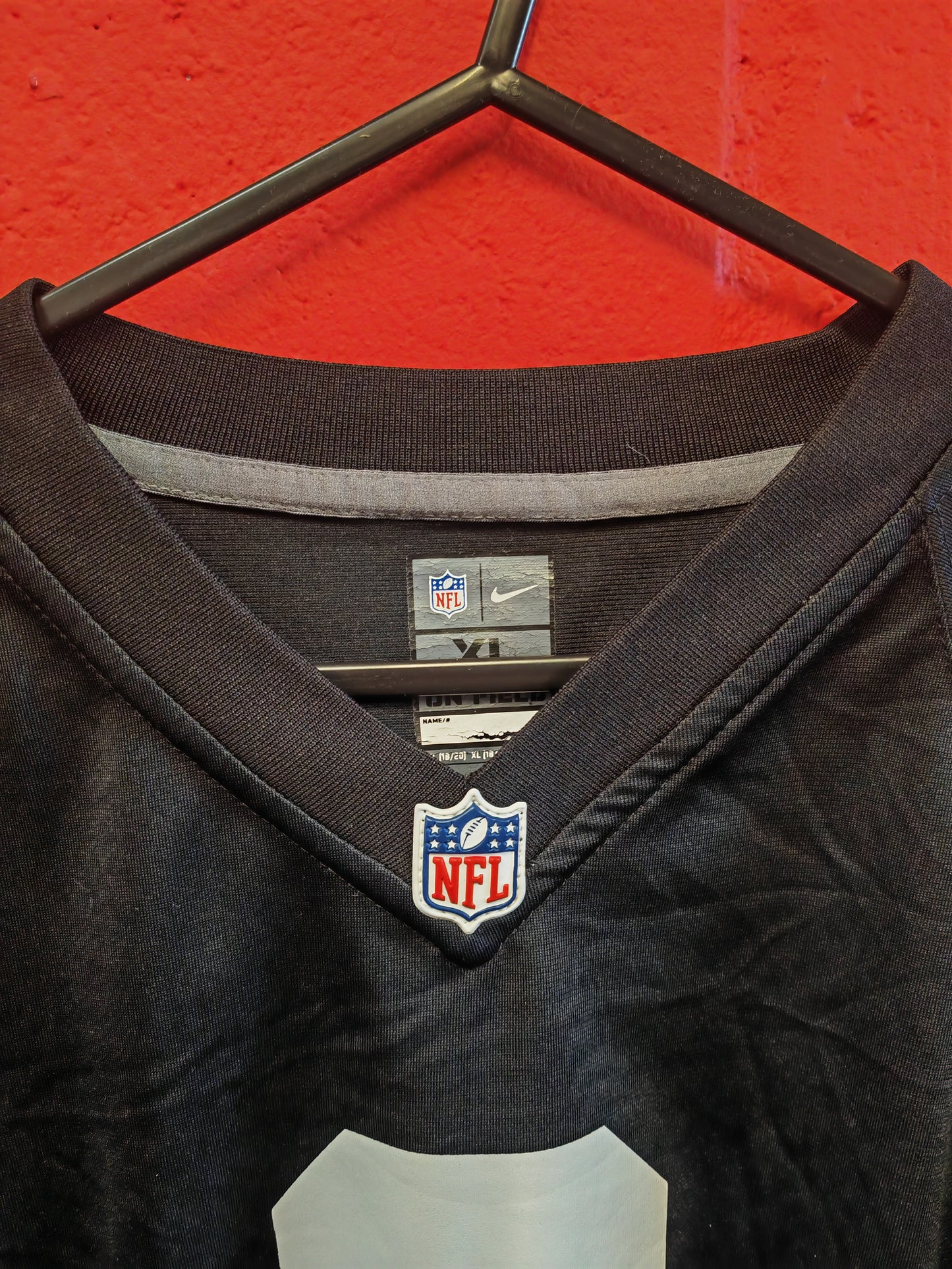 Youth Nike Oakland/Las Vegas Raiders NFL Jersey, #3 Palmer, Black, Size YXL