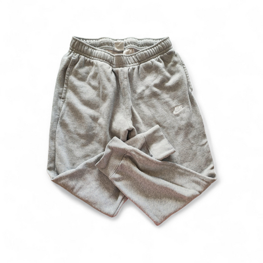 Nike Cuffed Leg Sweat Pants, Grey, Size Large