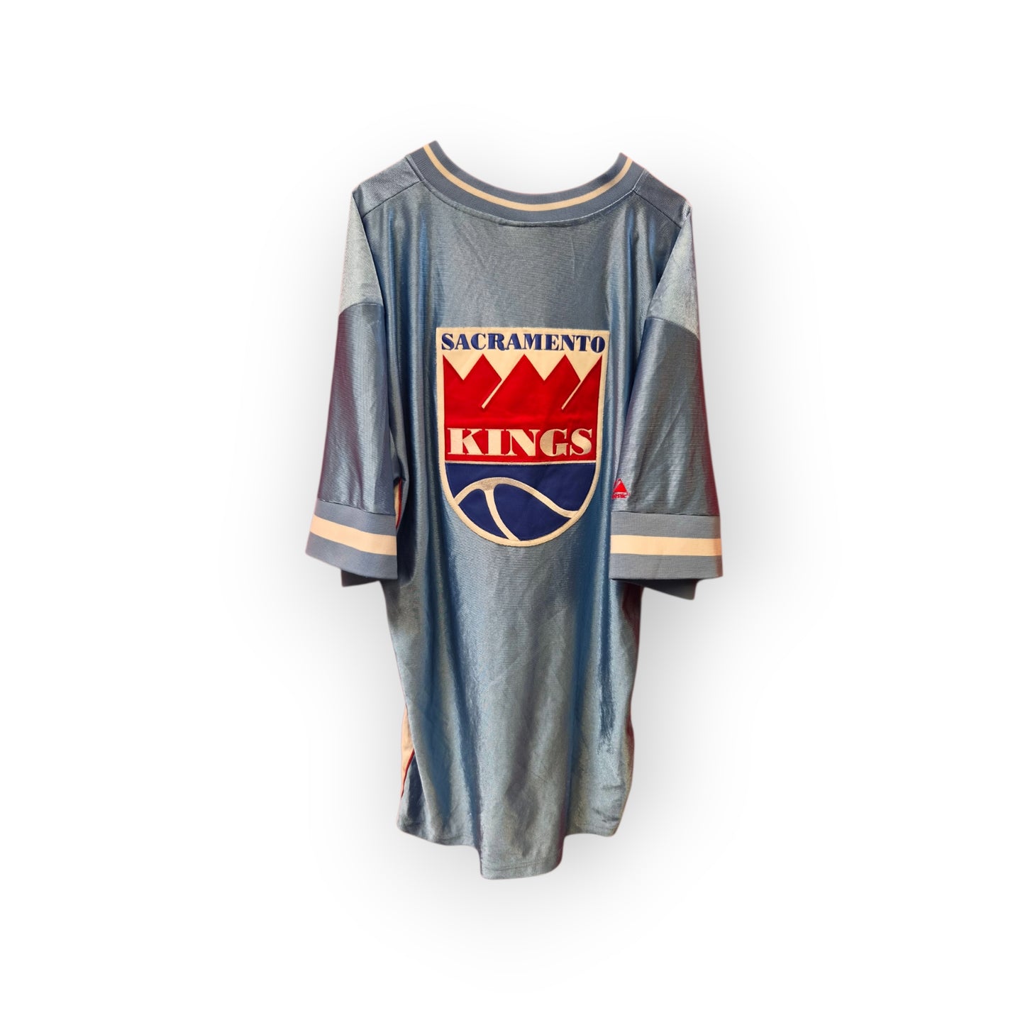 Majestic Hardwood Classics Sacramento Kings NBA 1/4 Zip Sideline Jersey, Size Large