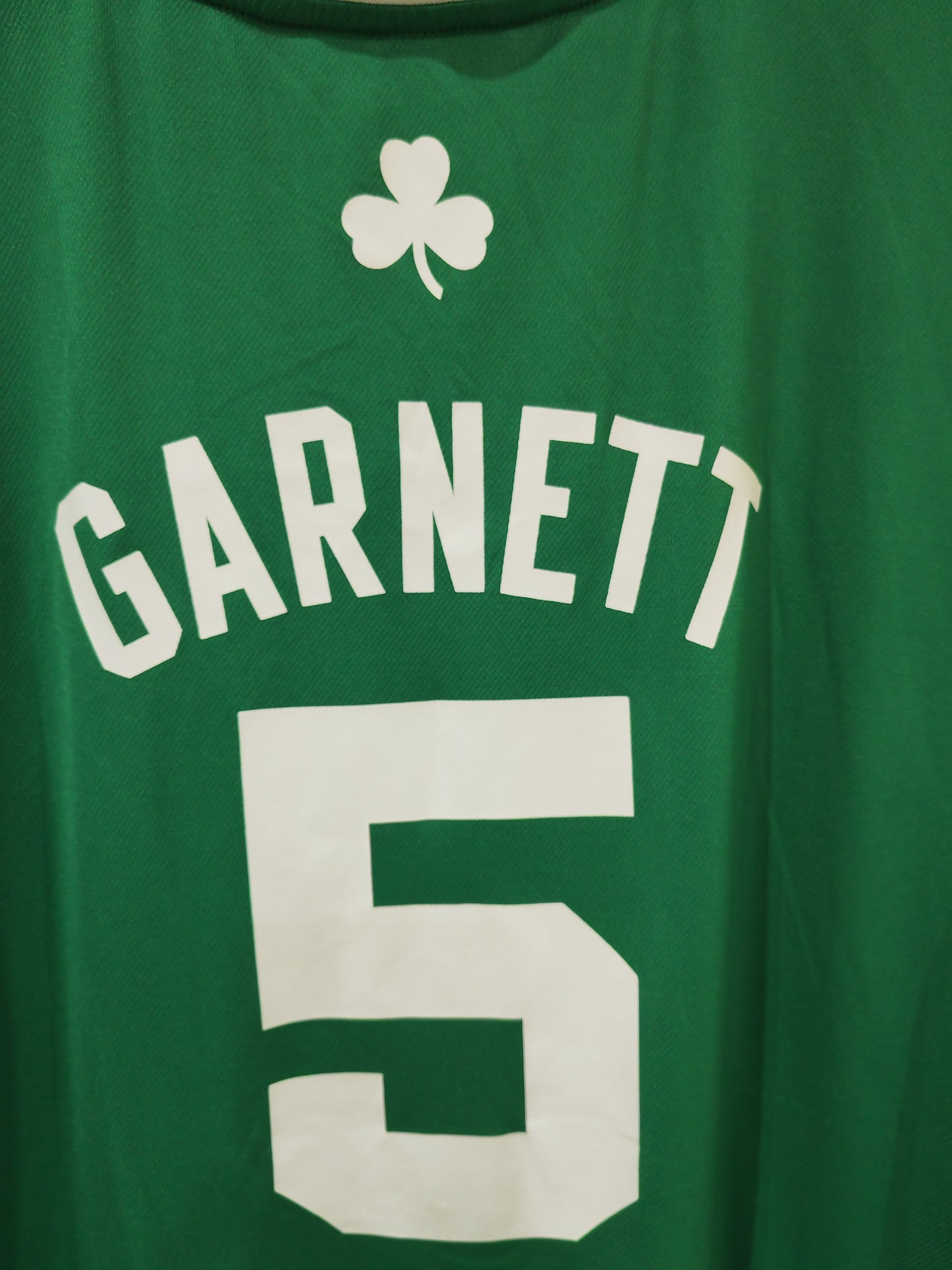 Adidas Boston Celtics NBA Jersey, #5 Garnett, Green, Size XL