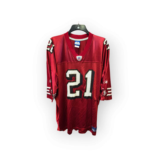 Reebok San Francisco 49ers NFL Jersey, #21 Gore, Red, Size XXXL