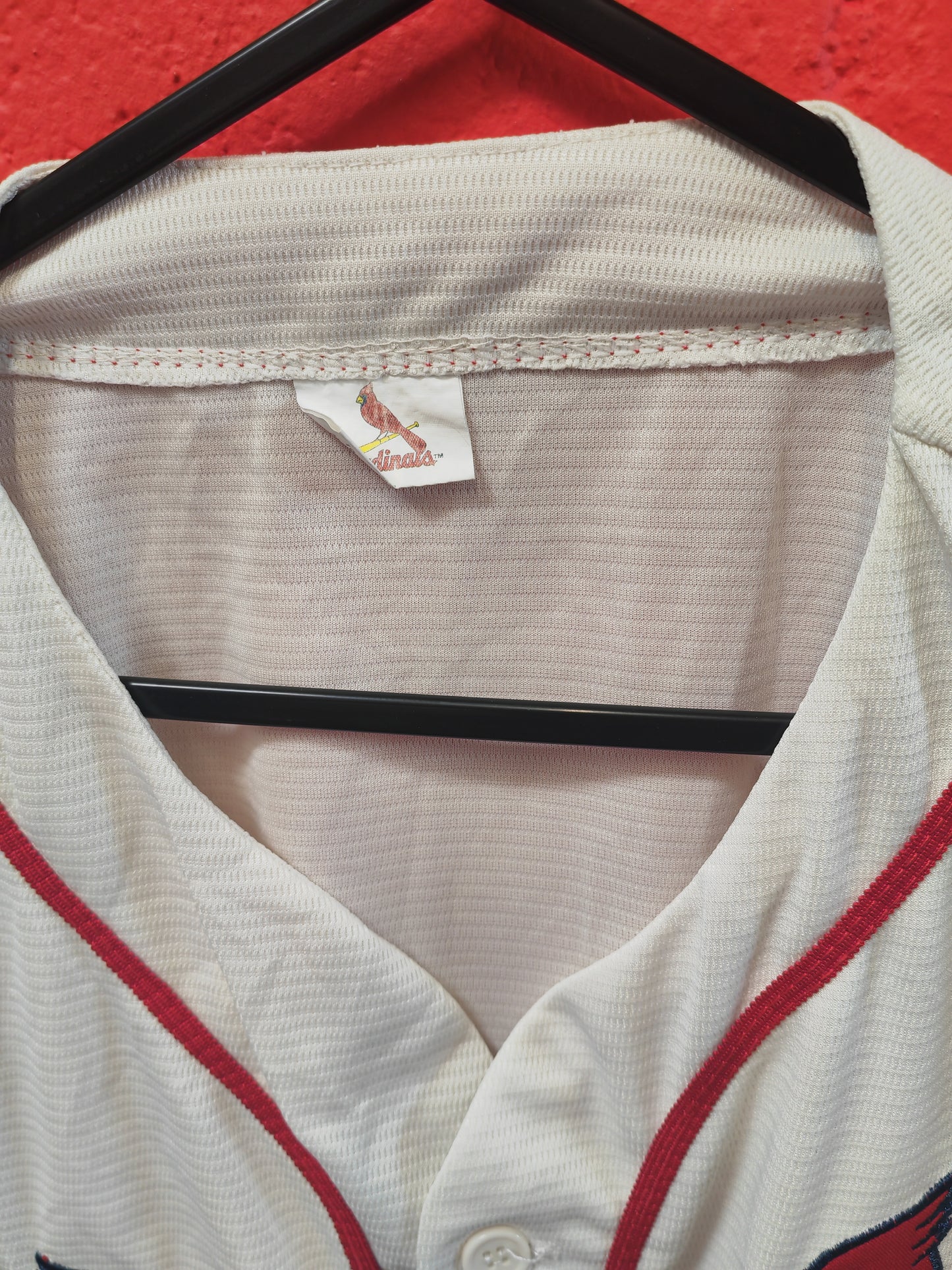 St Louis Cardinals Branded MLB Jersey, Off White/Cream, Size XL