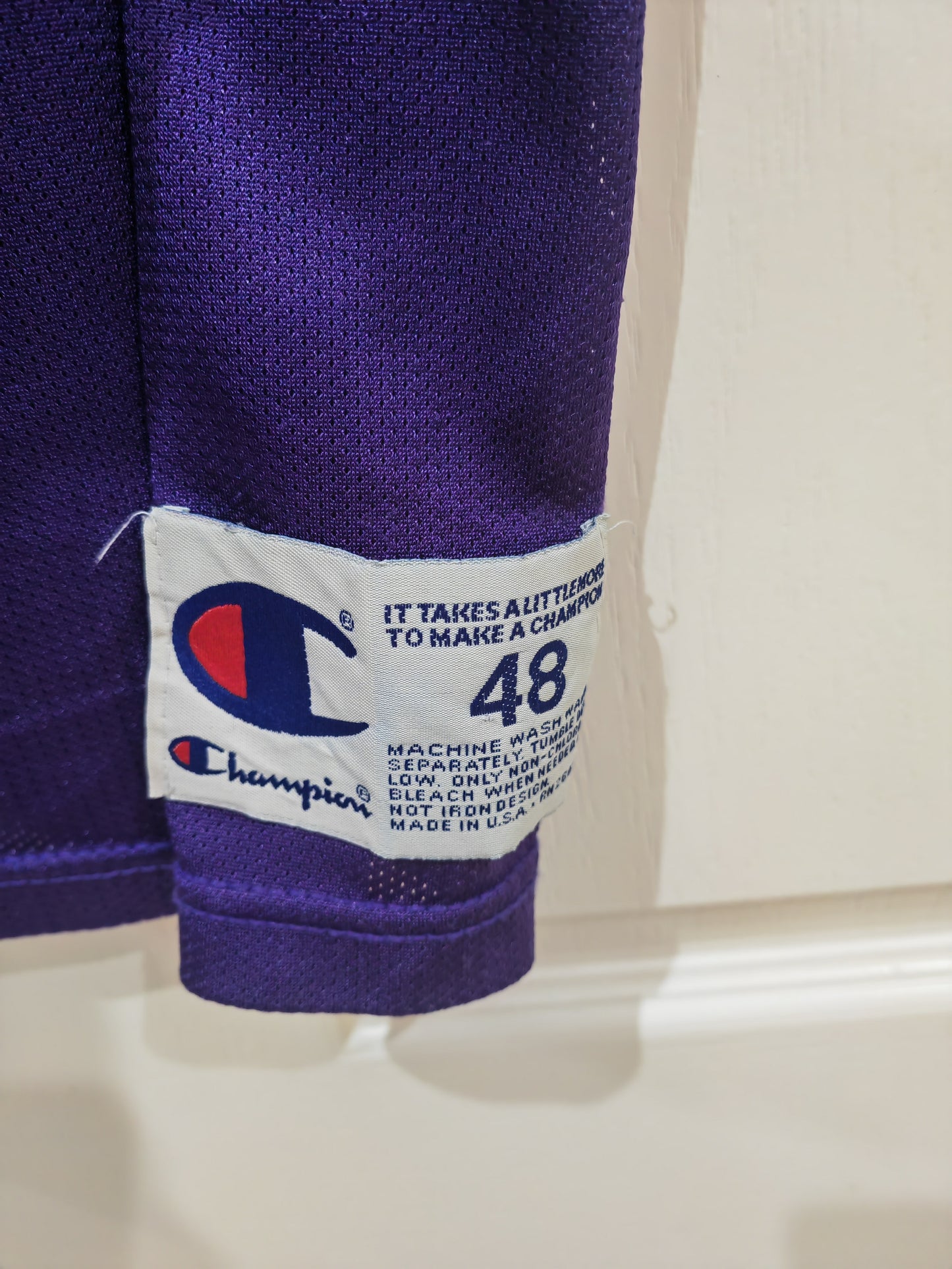 Champion Phoenix Suns NBA Jersey, #34 Barkley, Purple, Size 48 L/XL