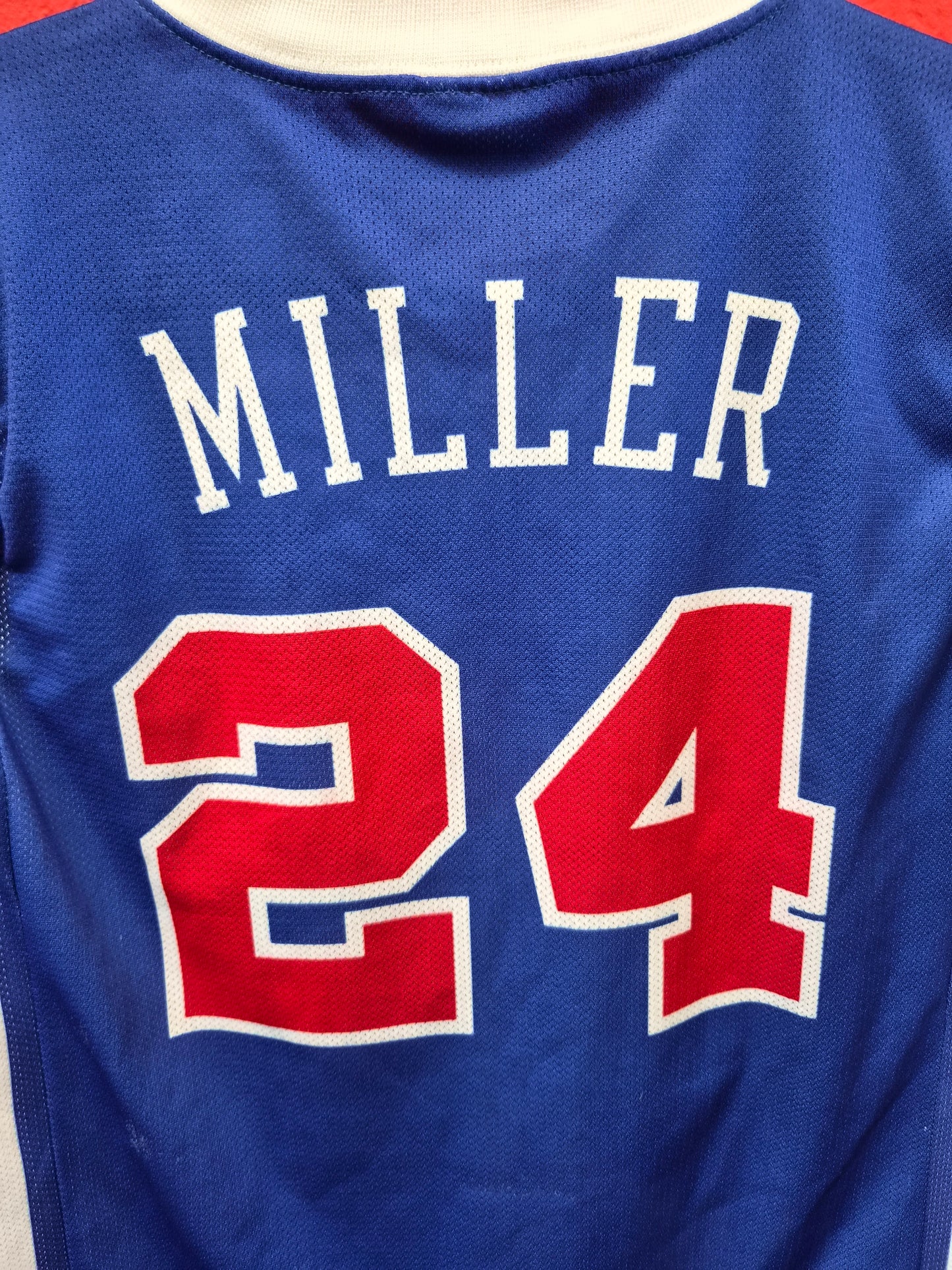 Champion Los Angeles Clippers NBA Jersey, #24 Miller, Blue, Size Medium