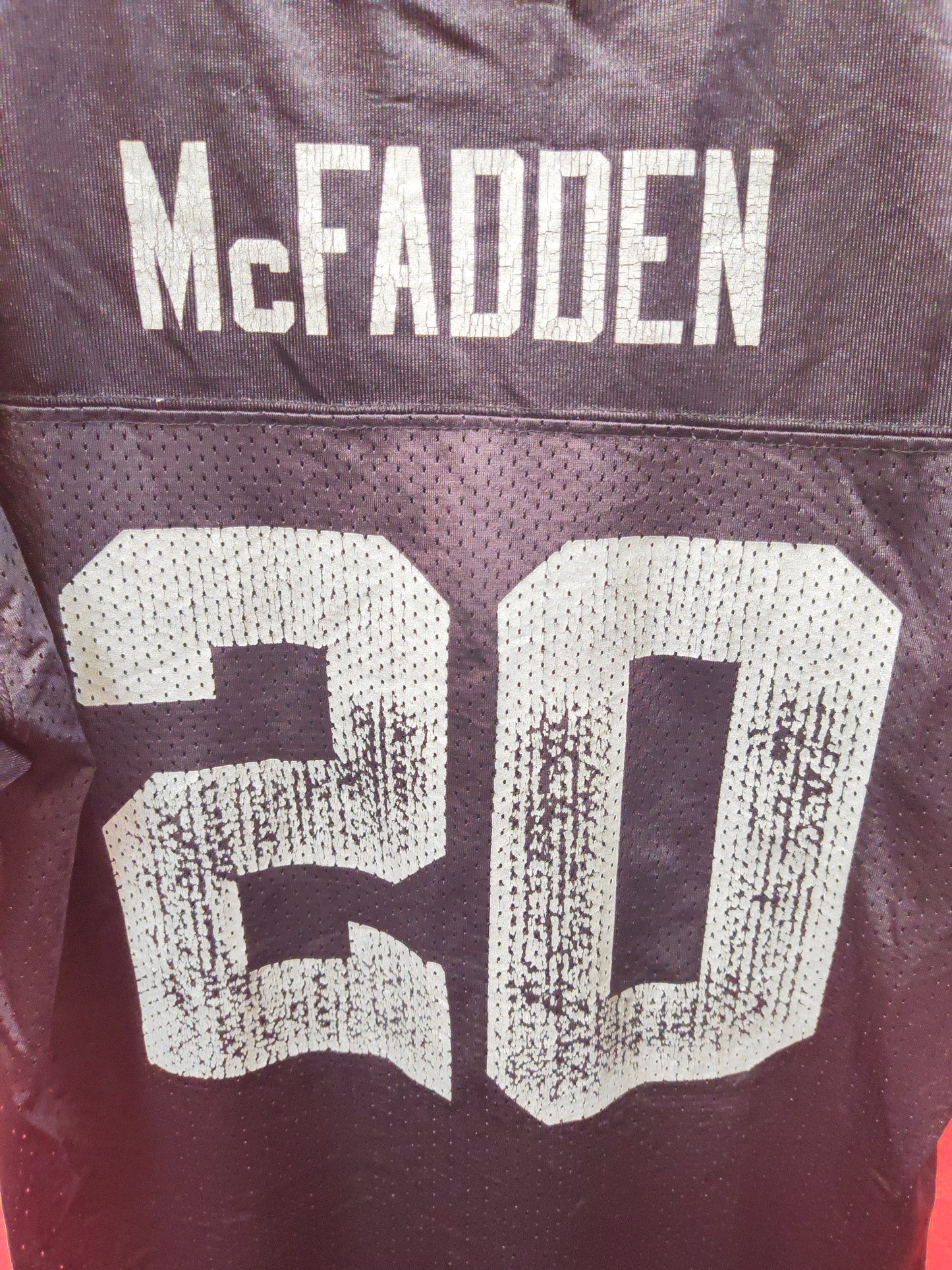 Youth Reebok Oakland/Vegas Raiders NFL Jersey, #20 McFadden, Black, Size YXL