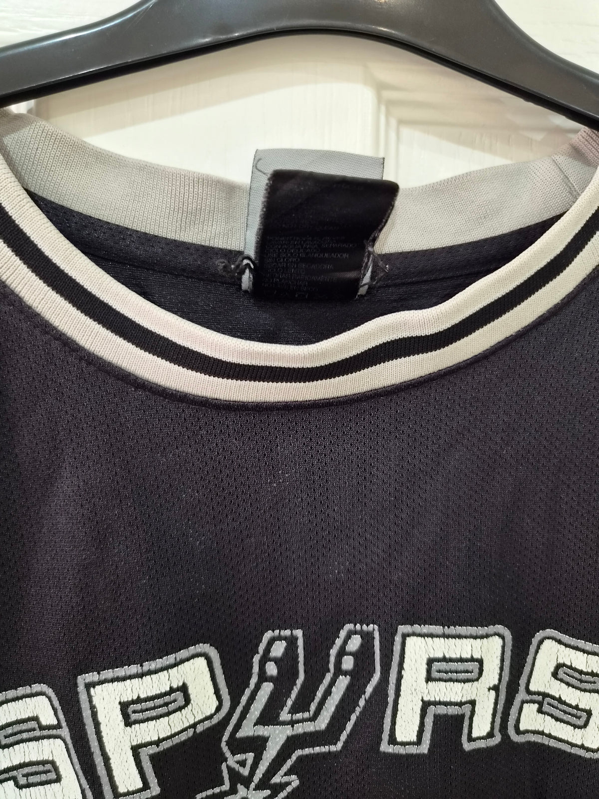 Youth Reebok San Antonio Spurs NBA Basketball Jersey, #9 Parker, Black, Size YXL