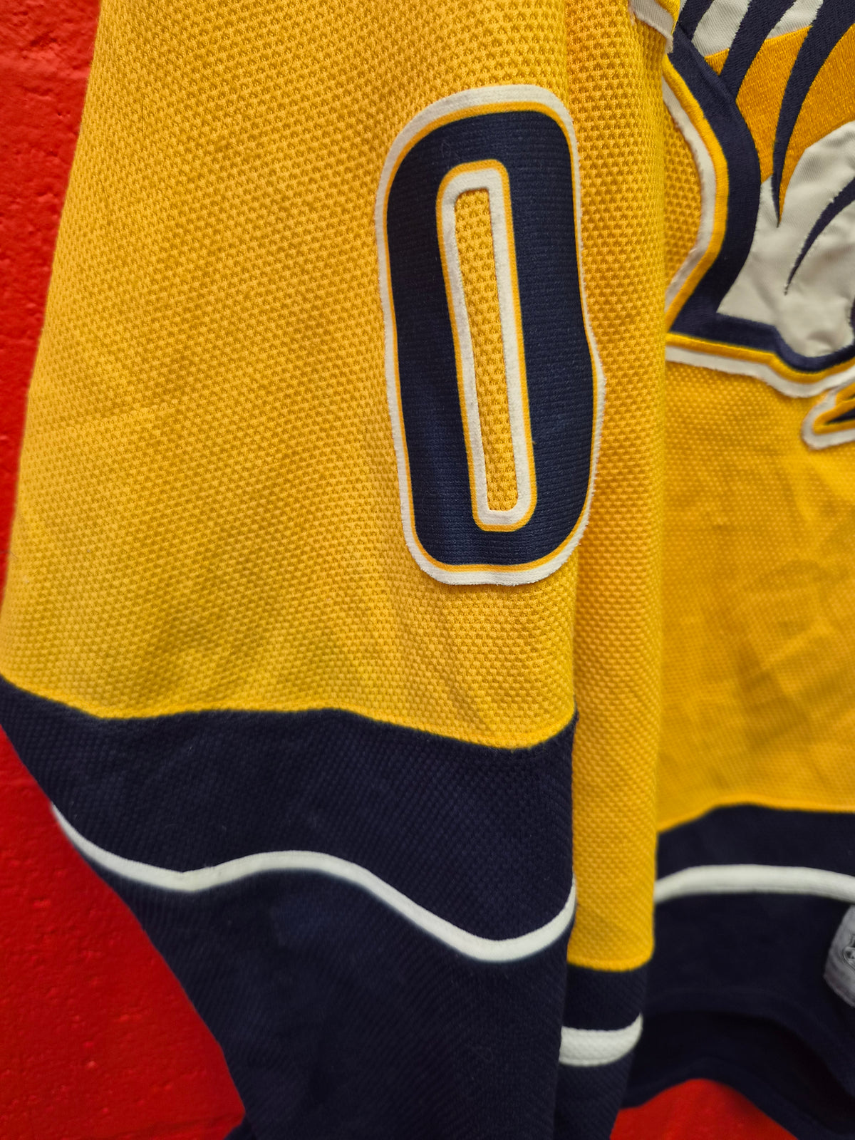 Reebok Nashville Predators NHL Ive Hockey Jersey, #10 Tucker, Yellow, Size Small