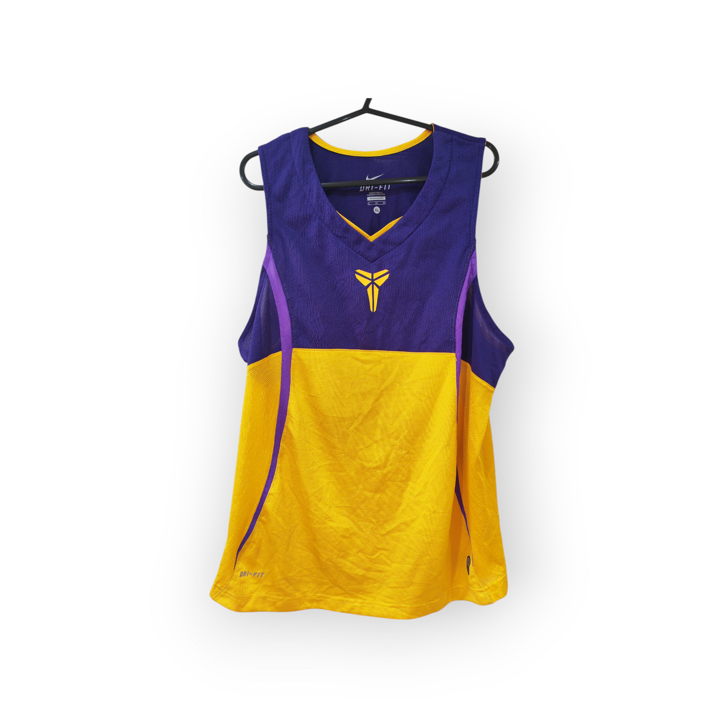 Youth Nike Kobe Basketball/Gym Training Vest, Yellow/Purple, Size YXL