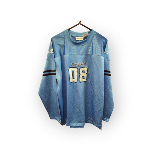 Youth Reebok Long Sleeve Sports Top, Blue, Size YL