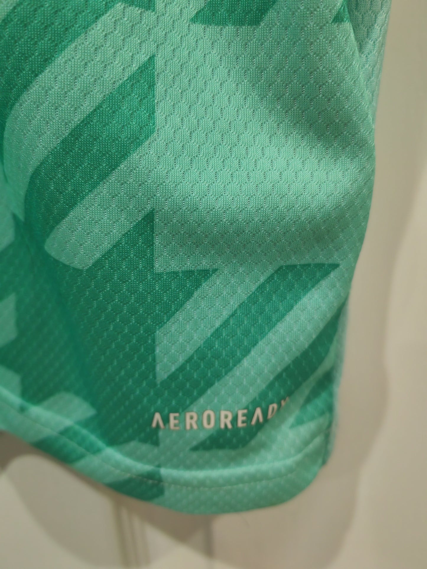 Adidas Leicester City FC 2021/22 Away Shirt With Europa League Patch, Green, Small