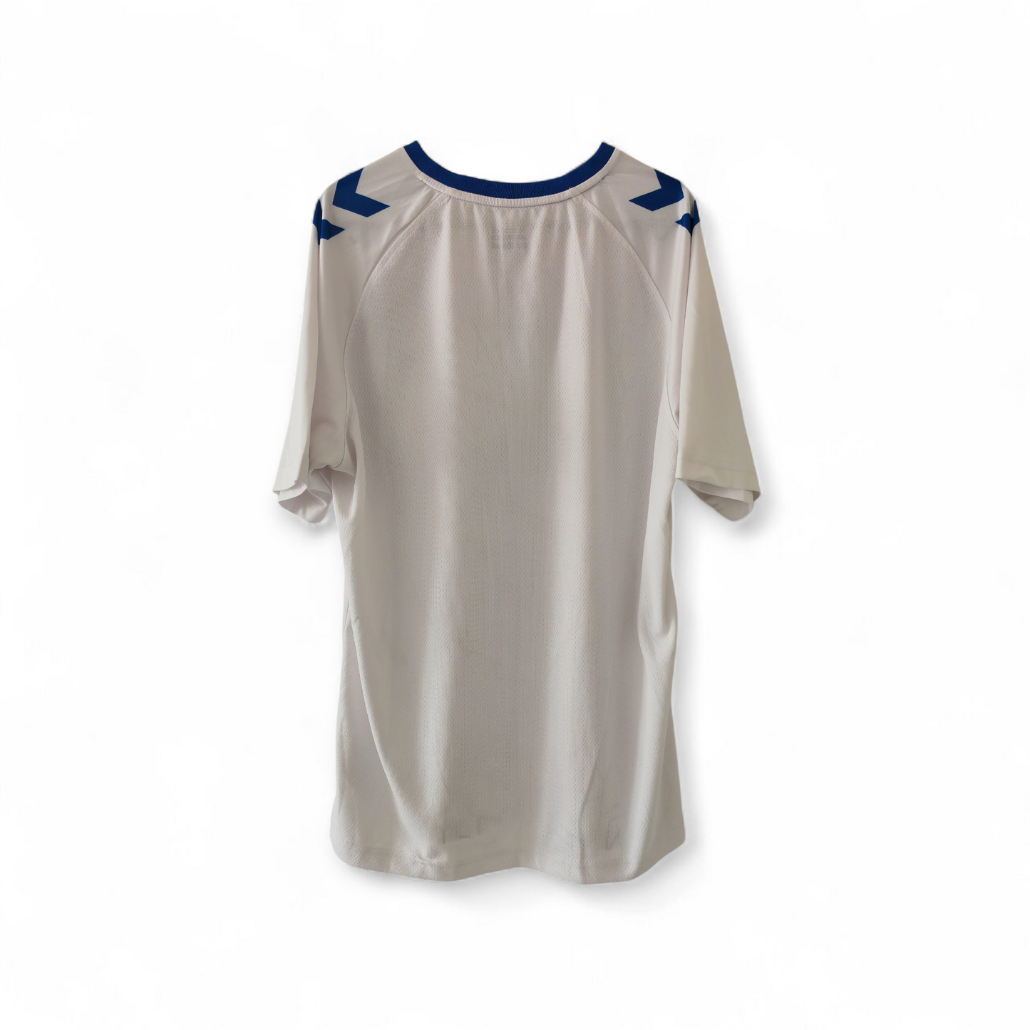 Hummel Everton FC 2023/24 Short Sleeve Training Shirt, White/Blue, Size Large