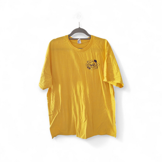 Gildan Ollie's Games & More Short Sleeve T Shirt, Yellow, Size XL