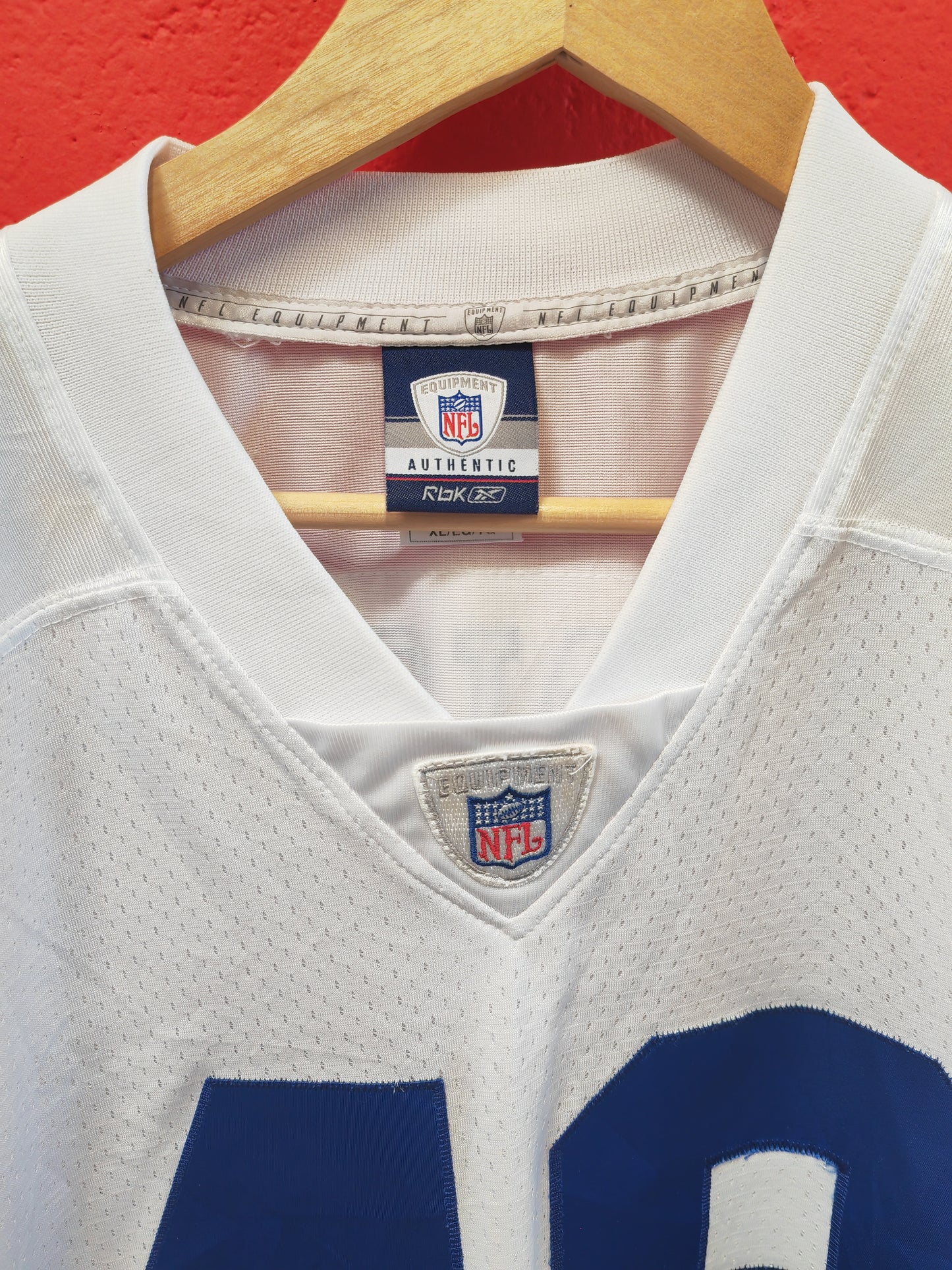 Reebok Dallas Cowboys NFL Legends Jersey, #48 Johnston, White, Size XL