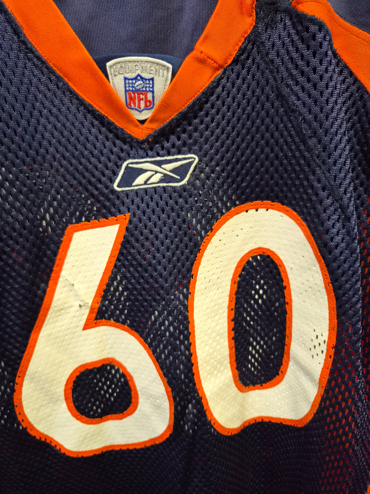 2001 Denver Broncos Reebok Practice Jersey Team Issued NFL Player Spec 60 52