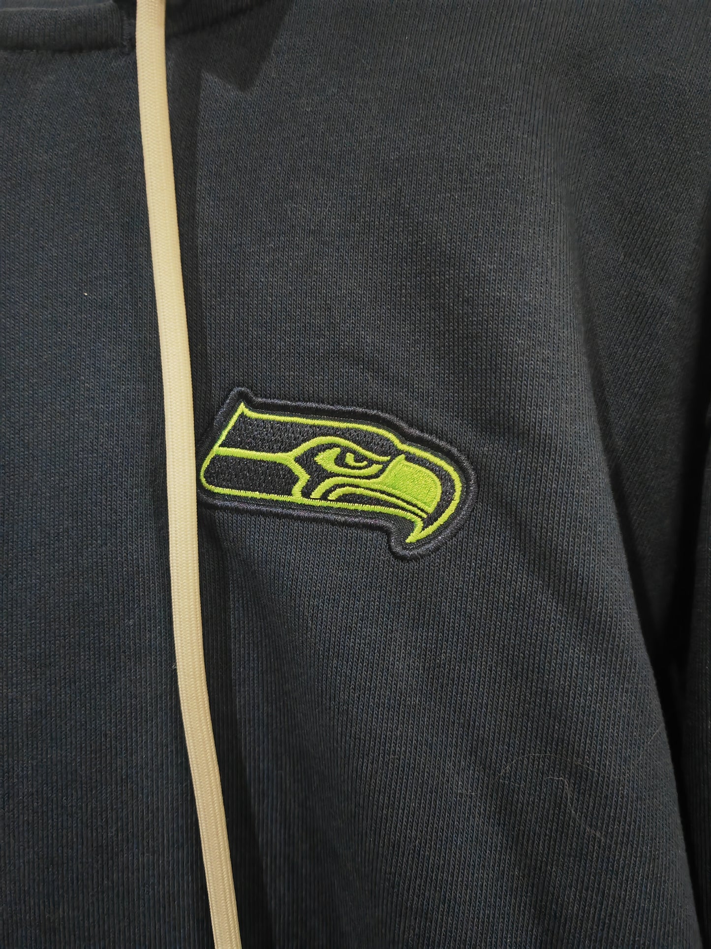 Nike Seattle Seahawks NFL Full Zip Hoodie, Navy Blue, Size Small