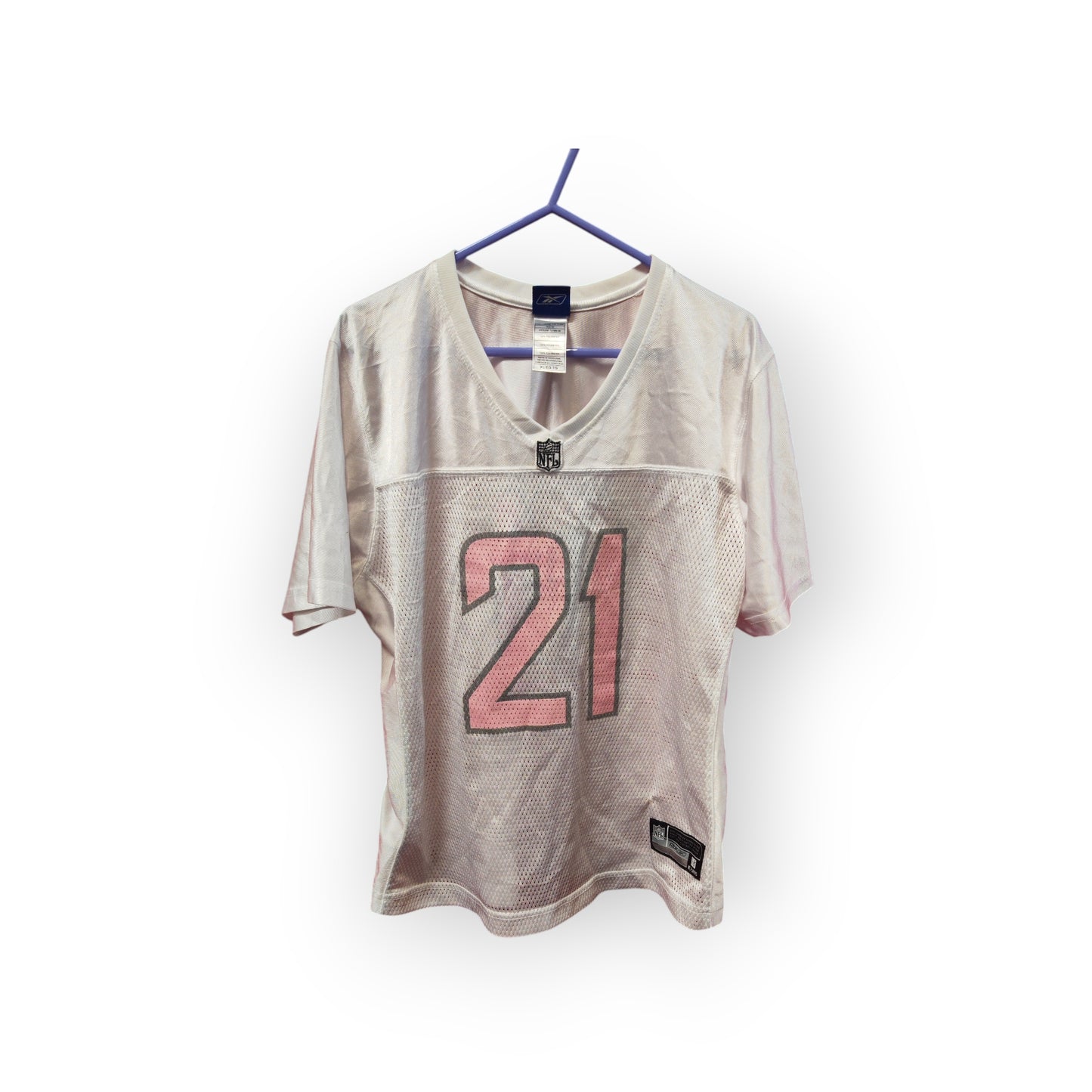 Women's San Diego/LA Chargers NFL Jersey, #21 Tomlinson, White, Size XL