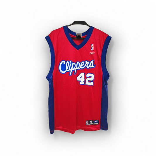 Reebok Los Angeles Clippers NBA Jersey, #42 Brand, Red, Size Medium
