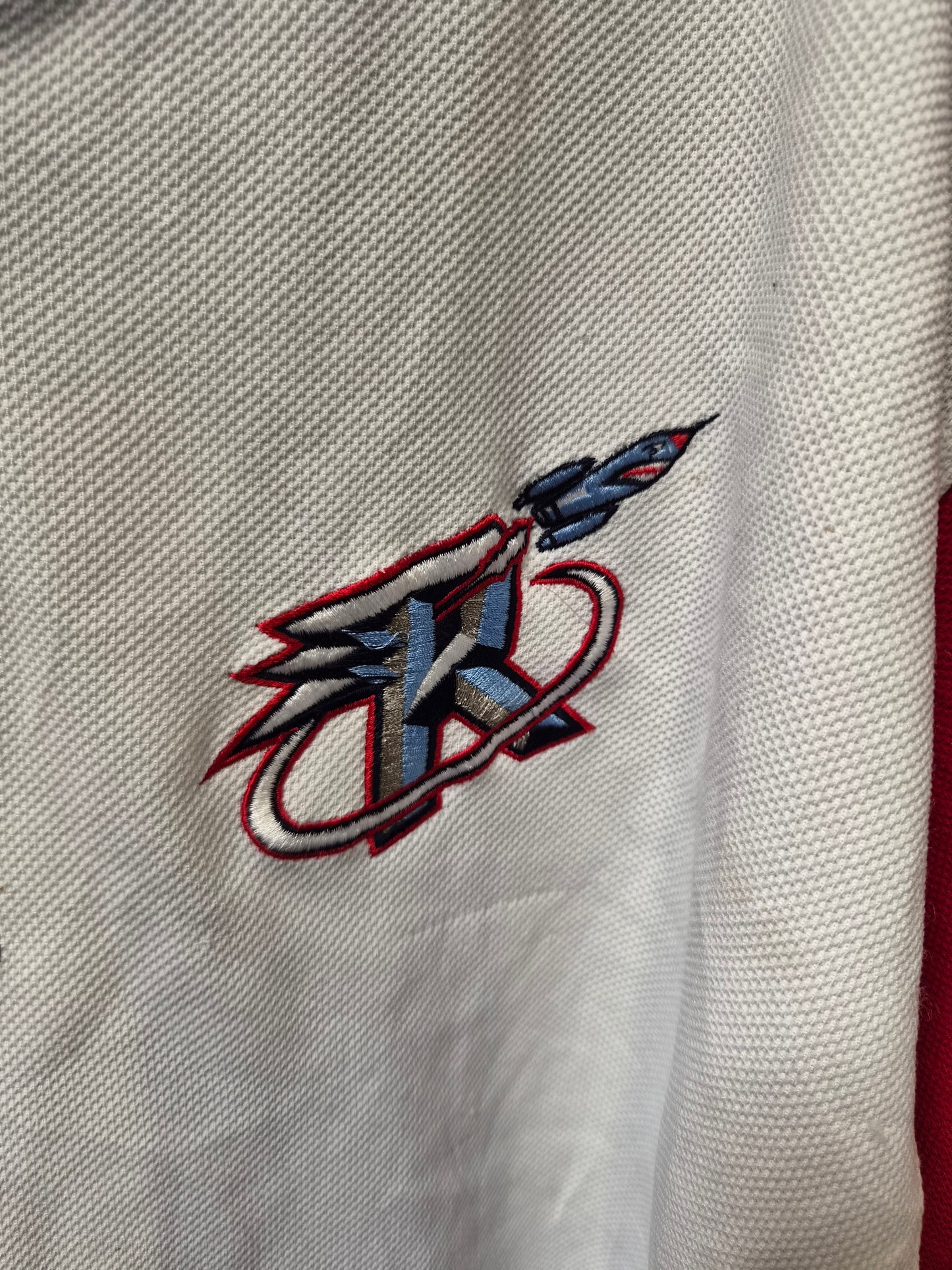 Starter Houston Rockets NBA Short Sleeve 1/4 Zip Sideline Jersey, Size XXL