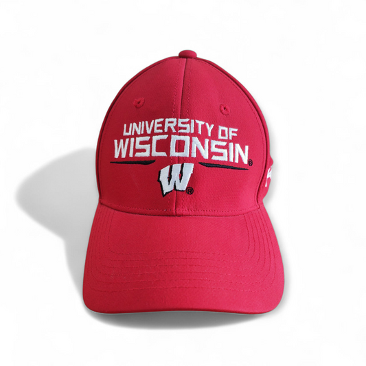 Under Armour Wisconsin Badgers NCAA Fitted Cap, Red, Size L/XL