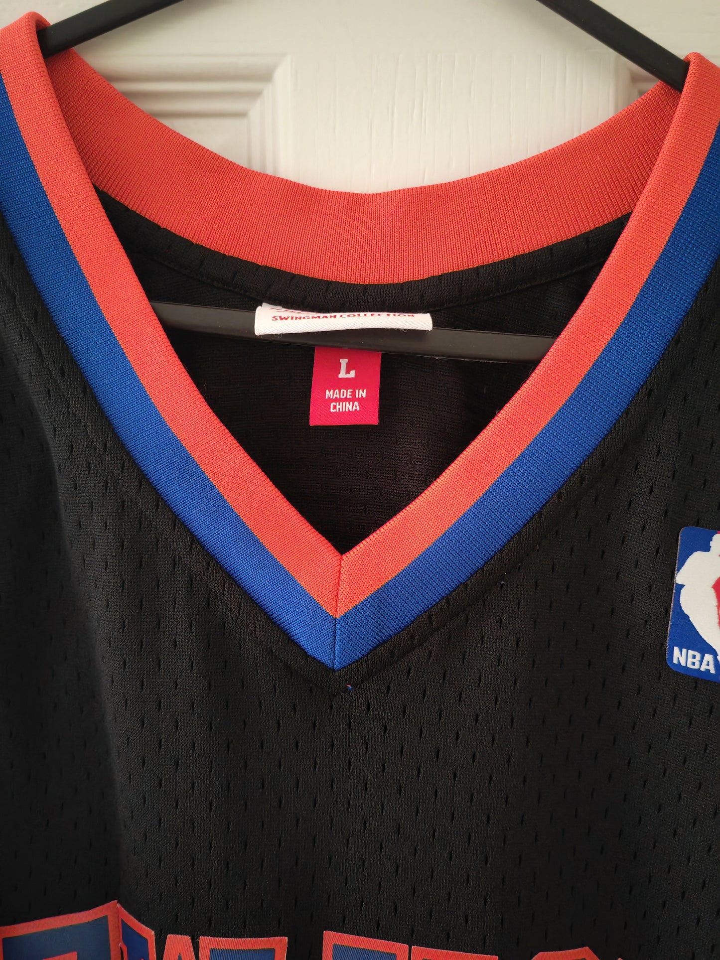 Mitchell & Ness New York Knicks 1998-99 Jersey, #8 Sprewell, Black, Size Large