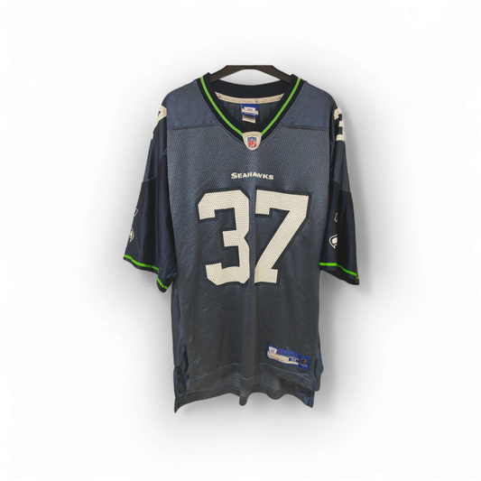 Reebok Seattle Seahawks NFL Jersey, #37 Alexander, Blue/Grey, Size Medium