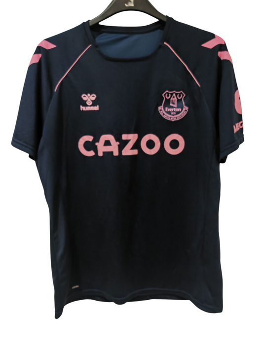 Hummel Everton FC 2020/21 Short Sleeve Training Shirt, Navy, Size XL