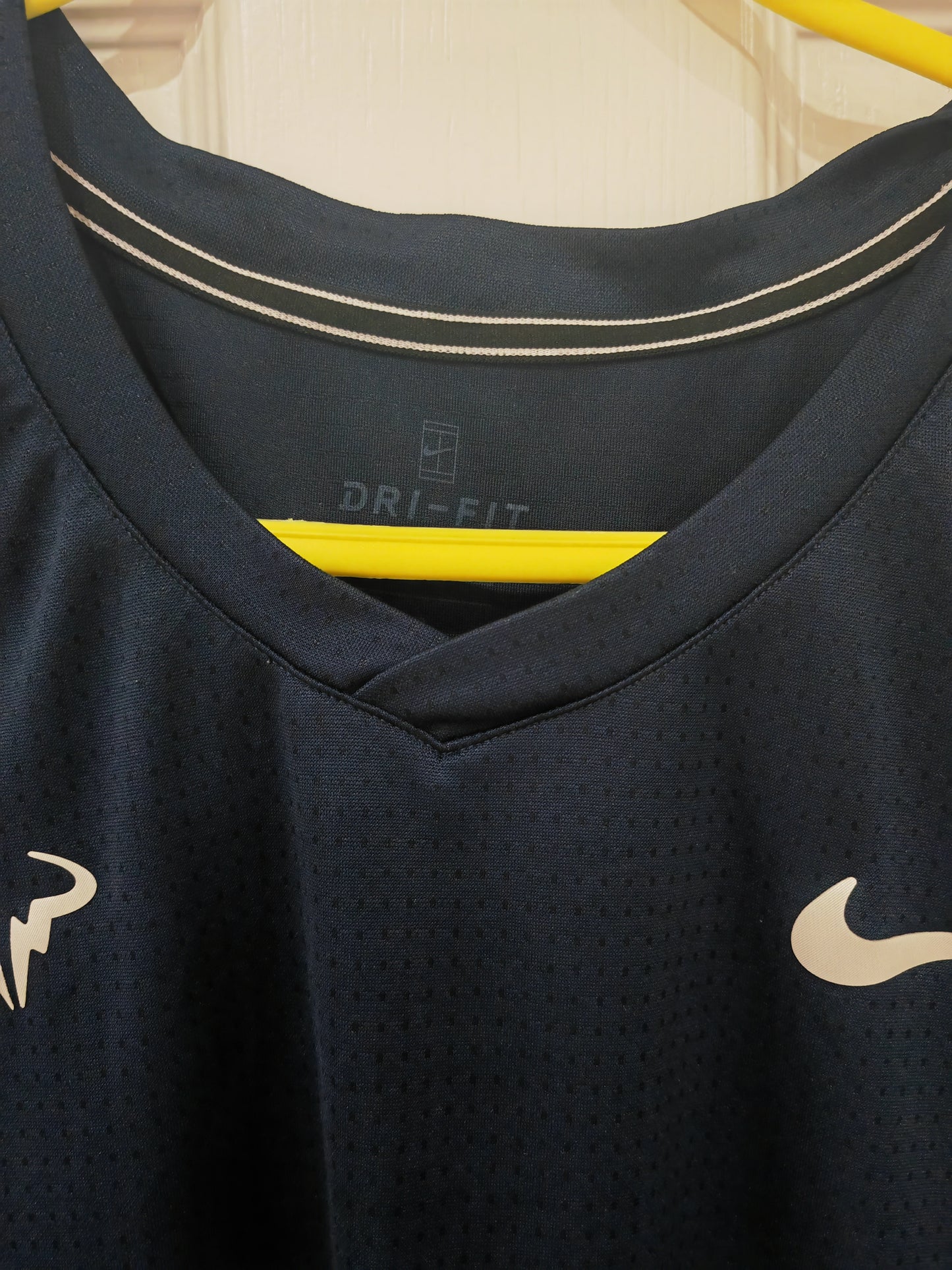 Women's Nike Nadal T Shirt, Navy Blue, Size Large