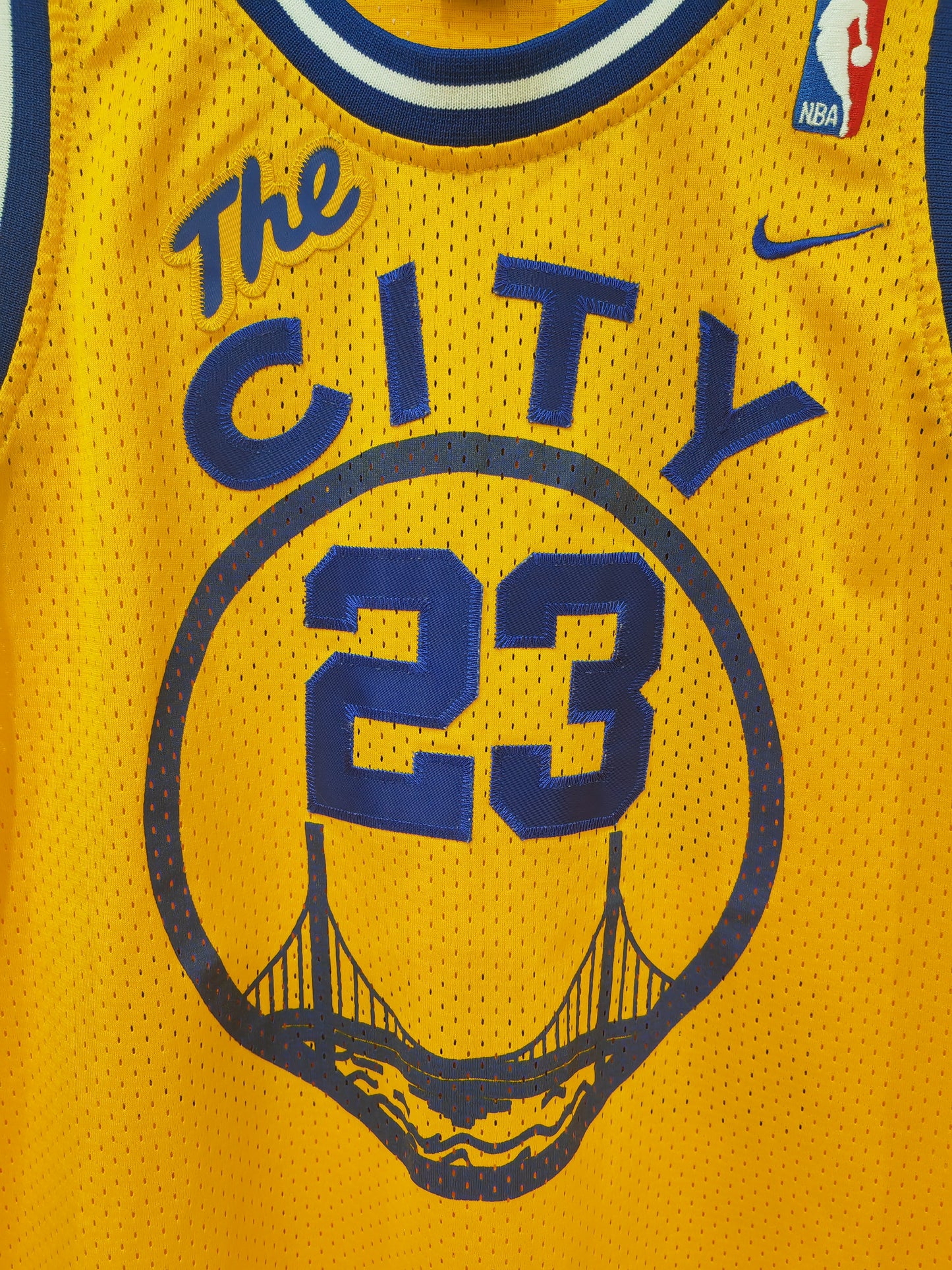 Youth Nike Golden State Warriors NBA Jersey, #23 Richardson, Yellow, Size YXL
