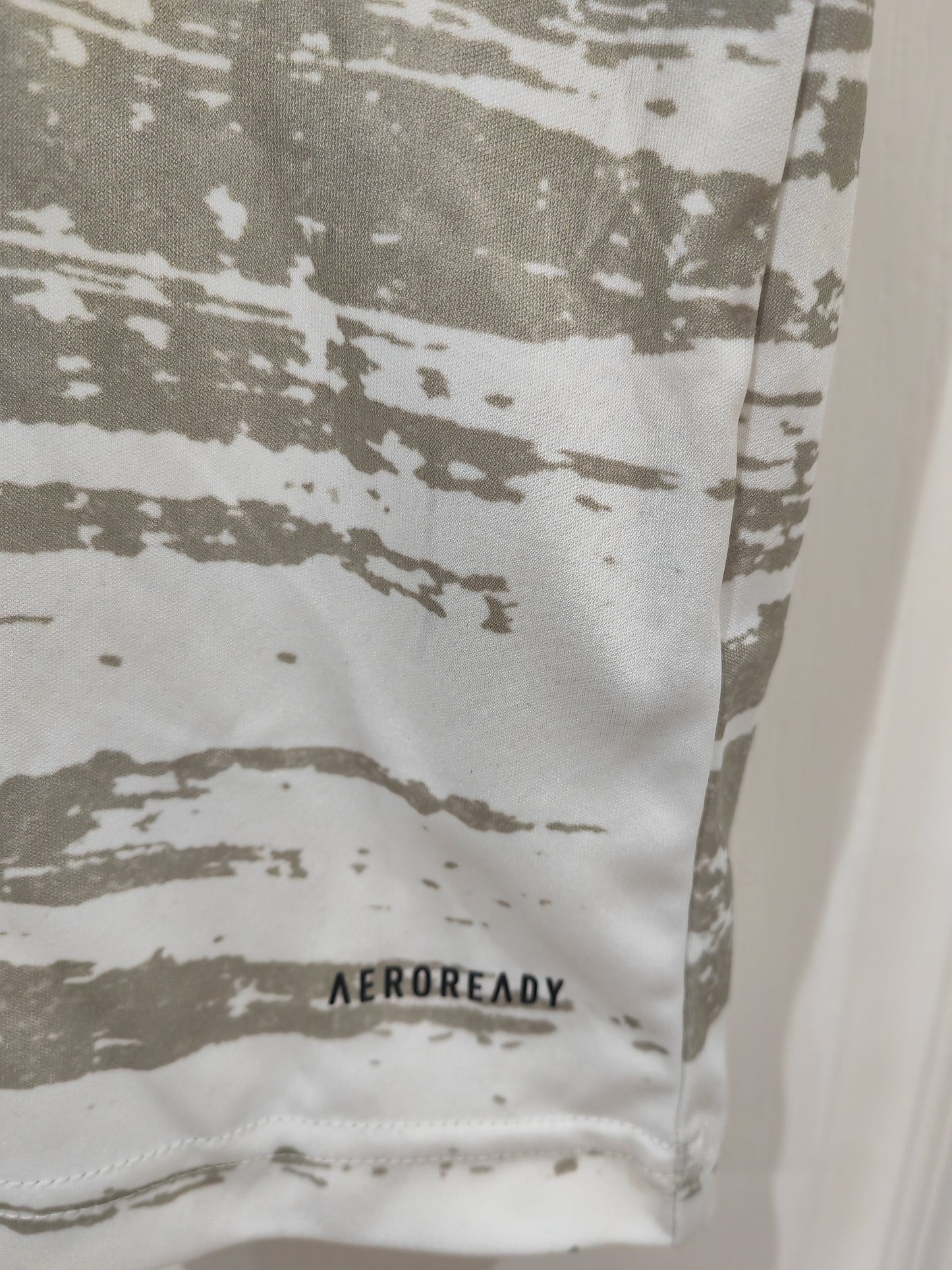 Adidas Leicester City FC Short Sleeve Training Shirt, Grey/White, Size Small