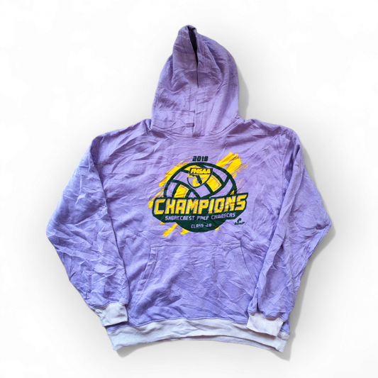 Dynasty Sportswear FHSAA Athletics Champions Pullover Hoodie, Purple, Size Medium