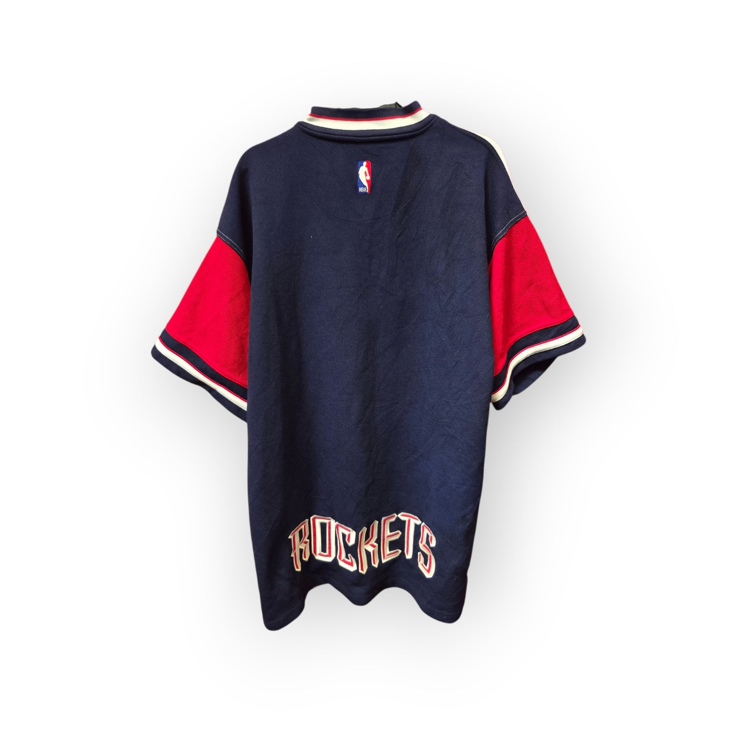 Starter Houston Rockets NBA Short Sleeve 1/4 Zip Sideline Jersey, Size XXL
